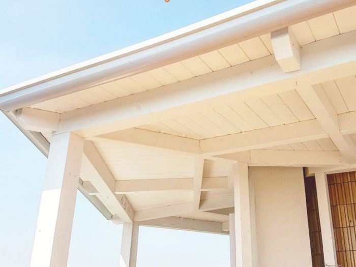 Archisio - Cereda Legnami - Progetto Veranda in legno su misura