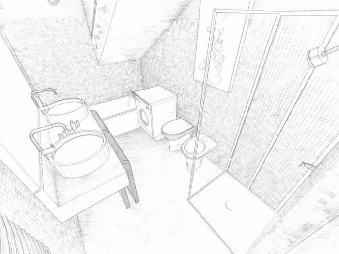 Archisio - Andrea Sorci Natural Living - Progetto Ipotesi di ristrutturazione villa a roma