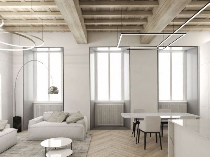 Archisio - Dfg Architetti - Progetto Luce spazio e memoria a palazzo giannini eredit del 700