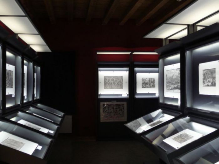 Archisio - Studio Giuseppe Ricci - Progetto Sala delle stampePresso il museo e biblioteca morcelli repossi a chiari brescia 2010