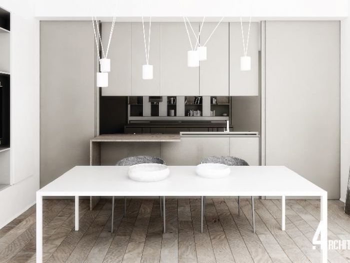 Archisio - Architecture - Progetto La cucina fulcro della zona living si trasforma in quinta del teatro Un nuovo modo di abitare la contemporaneit Actress dedicata a coloro che desiderano composizioni mutevoli un nuovo modo di abitare e colloquiare con la zona living un progetto c