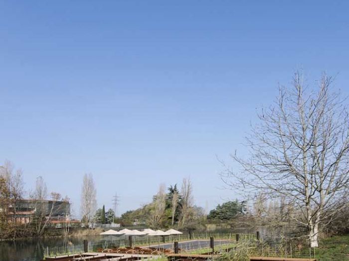 Archisio - Clab Architettura - Progetto Piscina galleggianteMonzambano