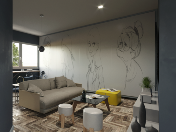 Archisio - 3dcanva - Progetto Progettazione salotti