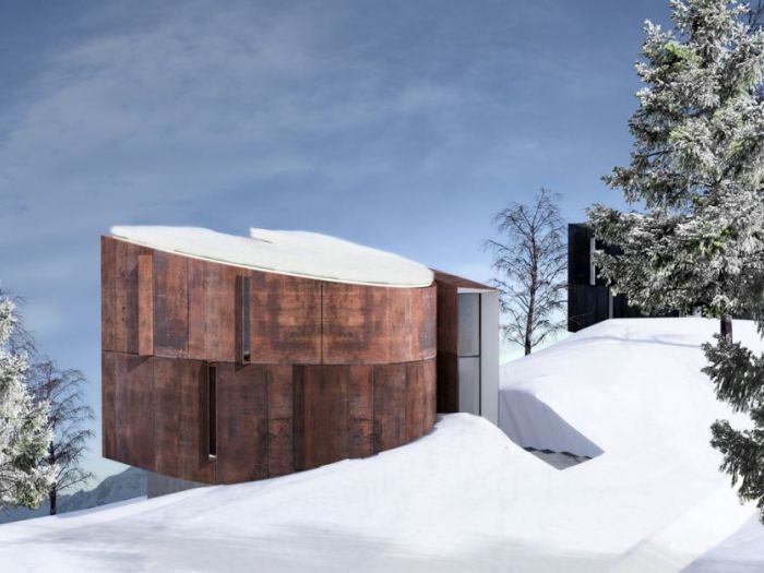 Archisio - Bicuadro - Progetto Nest powder mountain lot 9 salt lake city