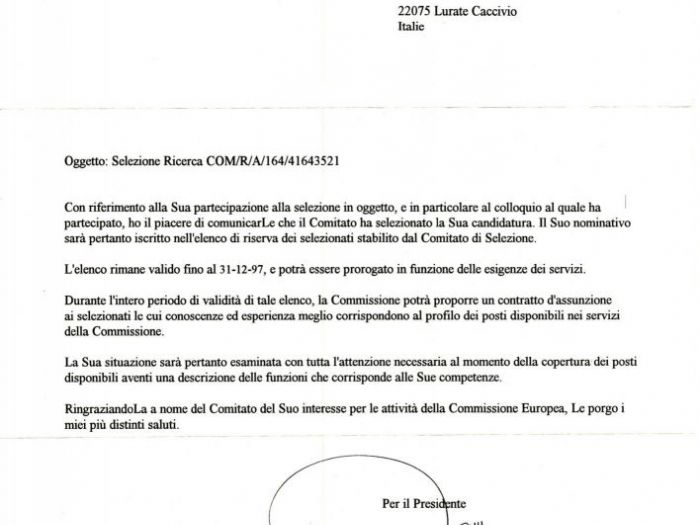 Archisio - Luca Righetto - Progetto Attestazioni internazionali