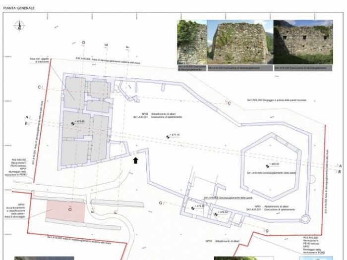 Archisio - Enrica Quattrocchio - Progetto Il castello dei signori di pont-saint-martinStudio e reinterpretazione del castellaccio
