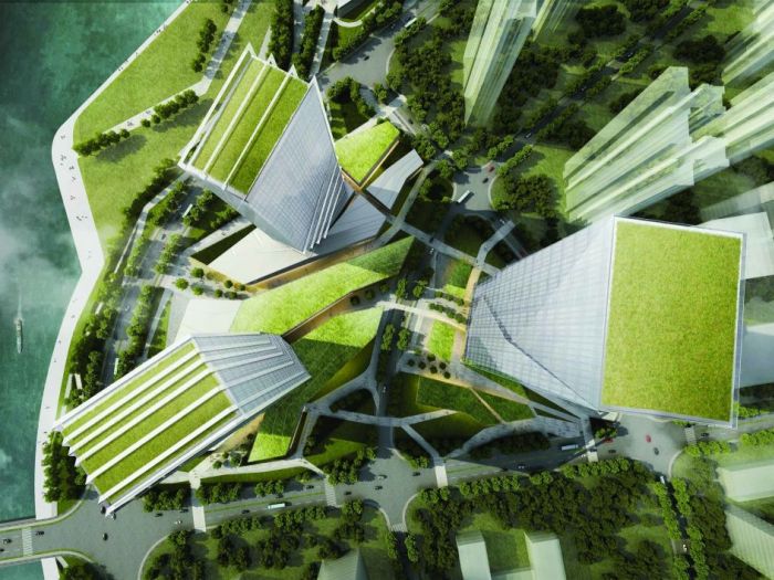 Archisio - Plasma Studio - Progetto Huafa square planning