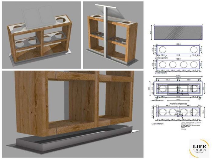 Archisio - Zaira Tello - Progetto Nuovo layout con arredo personalizzato