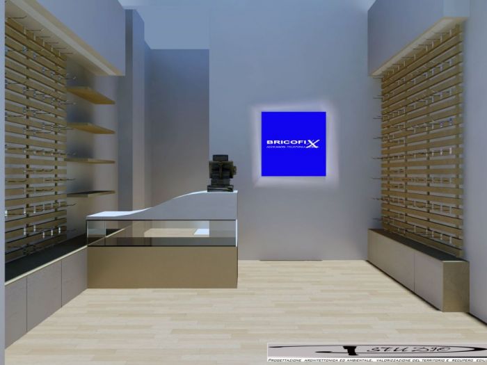 Archisio - Pstudio - Progetto Negozio telefonia bricofix