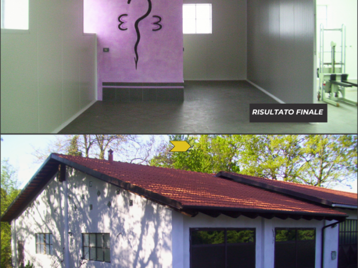 Archisio - Studio Tecnico Associato Ivaldi Carrer - Progetto Nuova costruzione laboratorio apistico - progettazione e direzione lavori ad alessandria