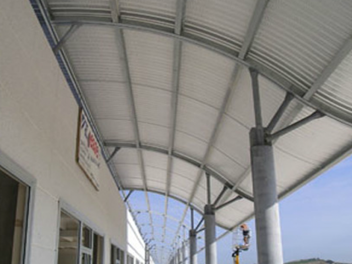 Archisio - Imaf srl - Progetto Prodotti industriali cabine insonorizzate cancelli scale facciate continue infissi nastri in alluminio produzioni speciali strutture in acciaio tettoie e pensiline