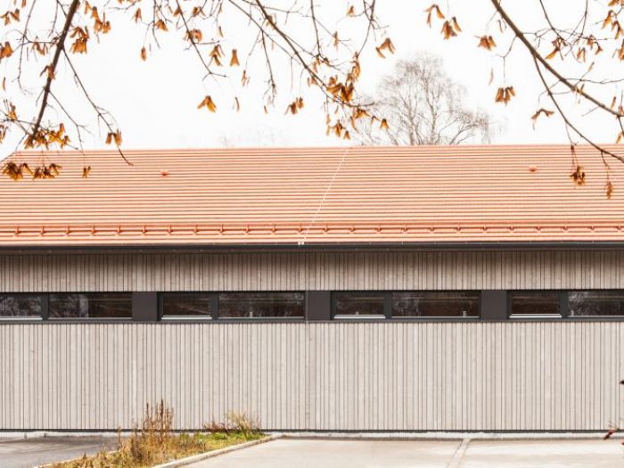 Archisio - Lignoalp - Progetto Realizzazione della stazione dei pompieri in legno