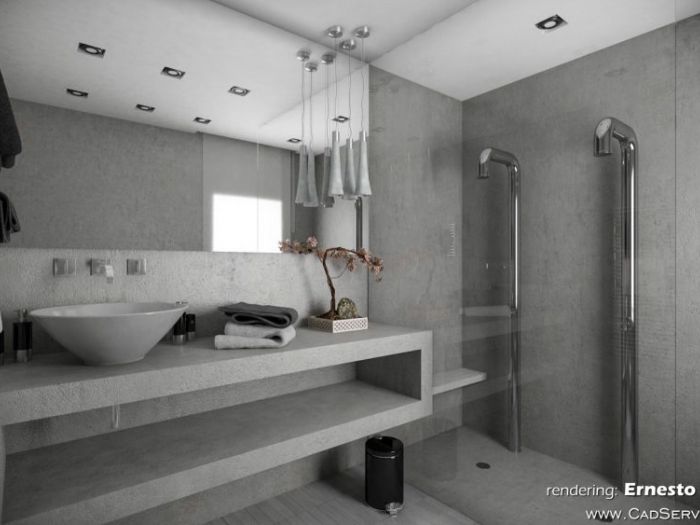 Archisio - Cad Service Di Ernesto Di Gregorio - Progetto Rendering e tour virtuale 3d ristrutturazione appartamento vallo della lucania sa