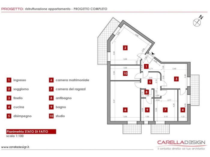 Archisio - Carella Design - Progetto Progetto di ristrutturazione