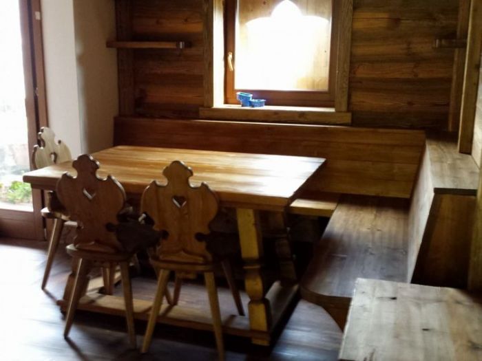 Archisio - Falegnameria Stablum Andrea - Progetto Tavolo in abete vecchio