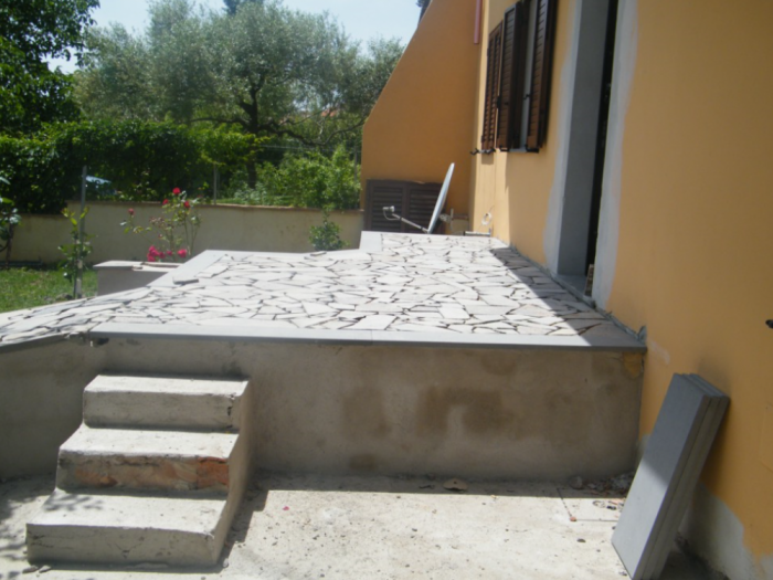 Archisio - Sacrabittura - Progetto Ristrutturazione con rifacimento di pavimento in basalto