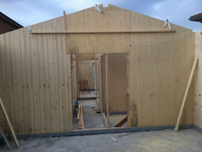 Archisio - Casesa Tiziano - Progetto Villa unifamiliare struttura portante in legno