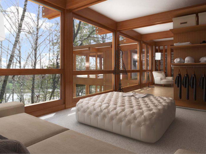 Archisio - Pagano - Progetto Villa in legno akulinino