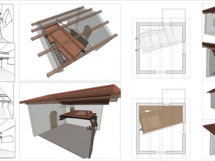Archisio - Monica De Amicis - Progetto Interior design - soppalco