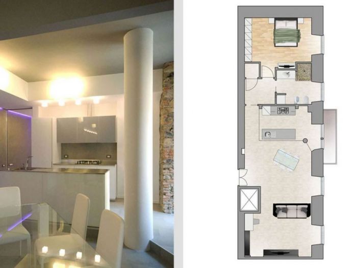 Archisio - Roberto Silvestri - Progetto Pietra acciaio e led una casa dai contrasti vivi