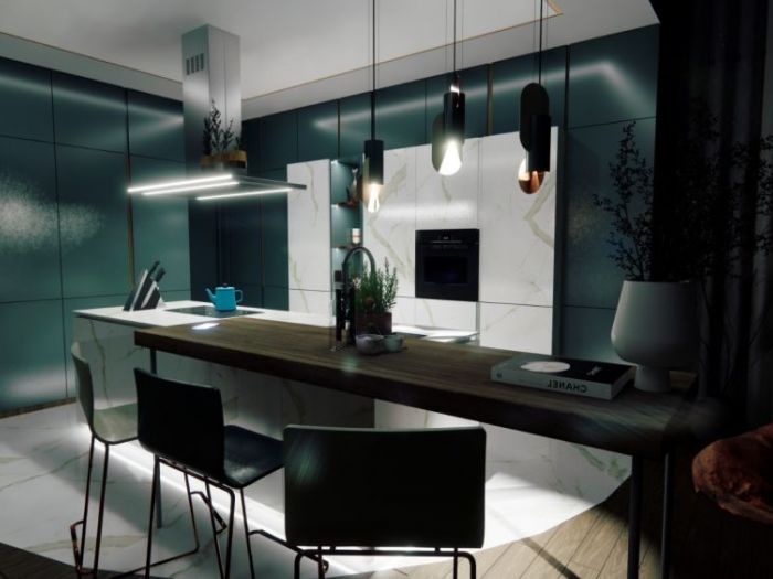 Archisio - Federica Mandato - Progetto Progetto cucina abitabile