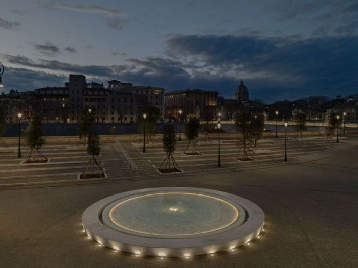 Archisio - Forme Dacqua - Progetto Due fontane artistiche piazza pia roma