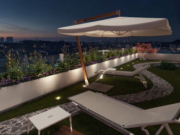 Archisio - Annalisa Carli - Progetto Un attico in stile loft in milano