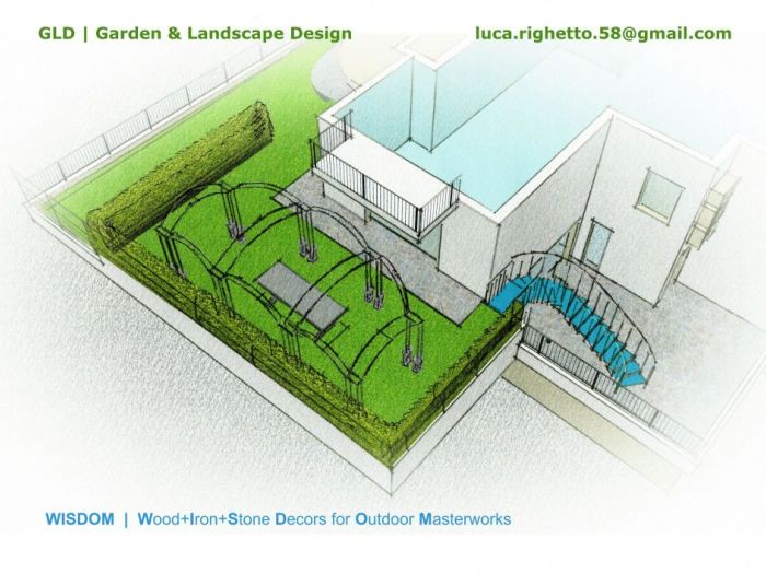 Archisio - Luca Righetto - Progetto Progettazione giardini varese busto arsizio Cinque in uno