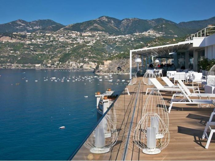 Archisio - Malagrida Group Srl Canalina Infinity - Progetto Terrazzo costiera amalfitana