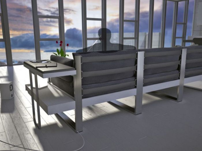 Archisio - Alessandro Rossino - Progetto Progetto divano with designer rodolfo viola