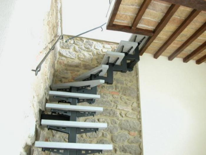 Archisio - Nervo Valerio - Progetto Soppalchi e passerelle scale interne scale antincendio esterne