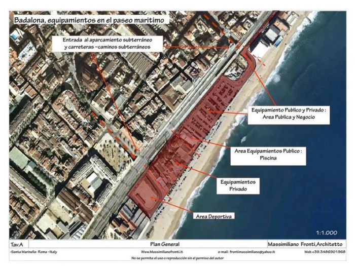 Archisio - Massimiliano Fronti - Progetto Public development beach front