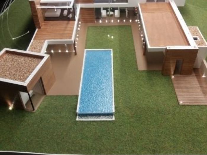 Archisio - Plastici Rocchi - Progetto Plastico villa san mauro