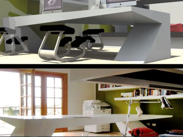 Archisio - Pierantonio Sborgia - Progetto Tavolo studio