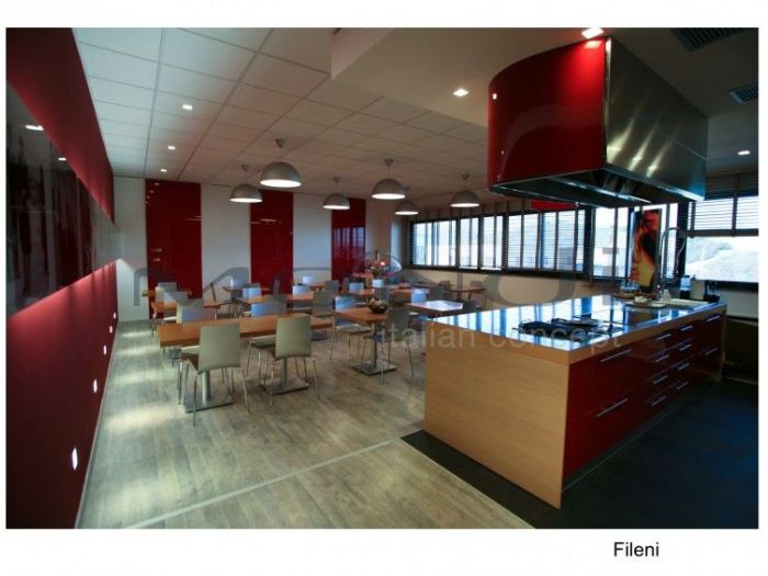 Archisio - Mondi Design - Progetto Sala dimostrazioni fileni spa