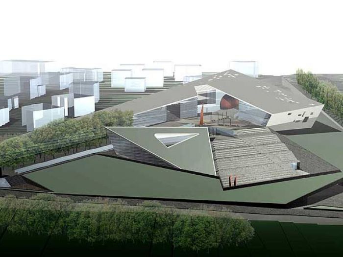 Archisio - Ruggero Lenci - Progetto Concorso per la nuova agora del comune di fonte nuova