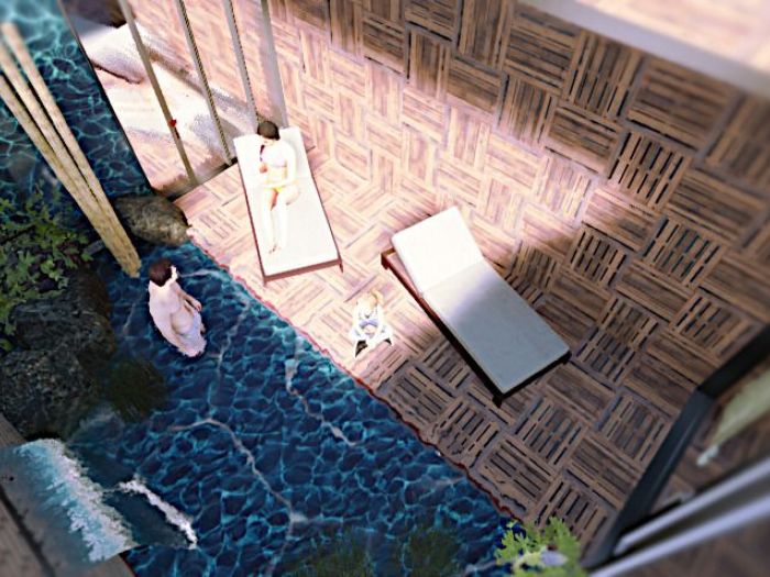 Archisio - Ostuni Giuseppe Pietro - Progetto Camera con piscina allaperto