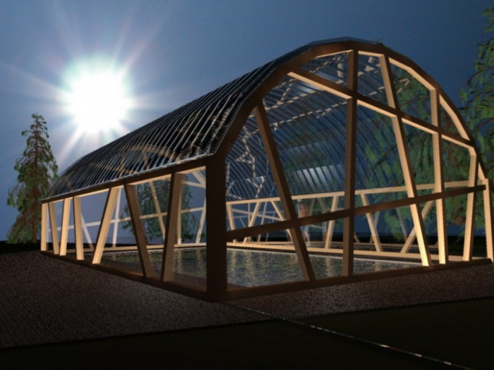 Archisio - Domenico Morolla - Progetto Progetto copertura piscina