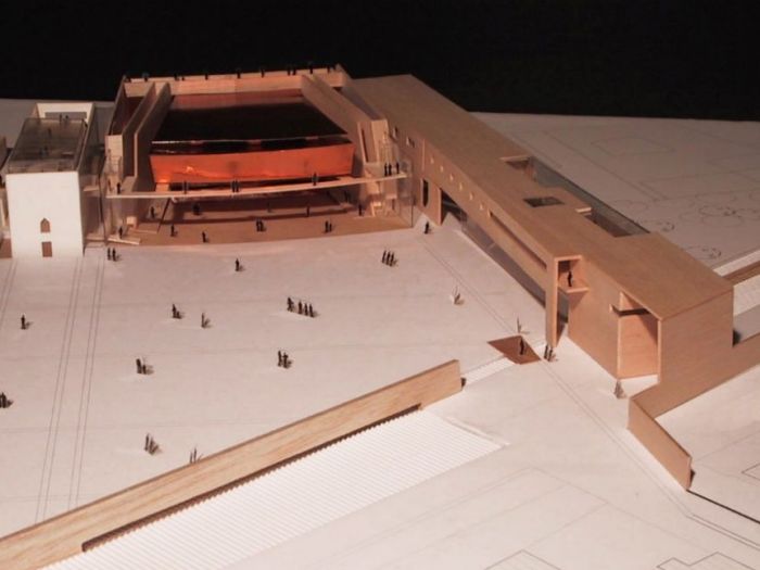 Archisio - Marco Mazzella - Progetto Concorso teatro-biblioteca-complesso residenziale