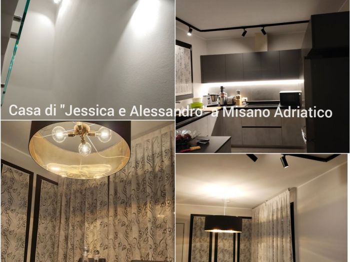 Archisio - Living Illuminazione - Progetto Progetto illuminazione appartamento a misano adriatico cliente jessica e alessandro