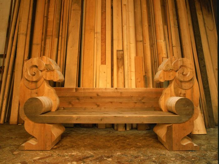 Archisio - Bottega Michelangeli - Progetto Realizzazione panche