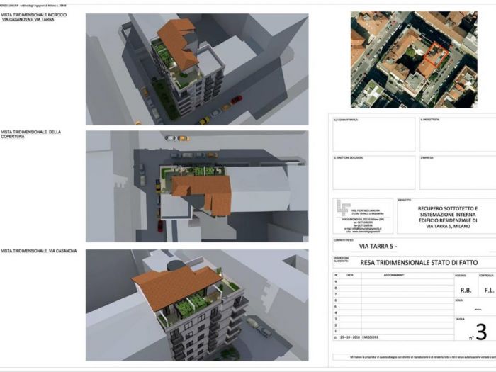 Archisio - Studio Ingegneria Architettura Lamura - Progetto Via tarra 5 milano