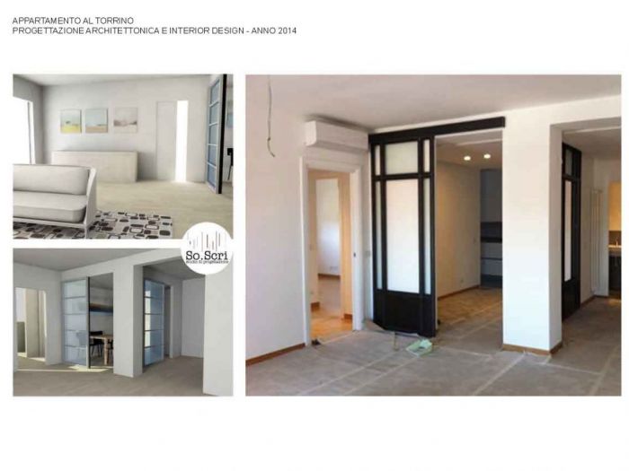 Archisio - Sofia Scripilliti - Progetto Ristrutturazione di un appartamento al torrino