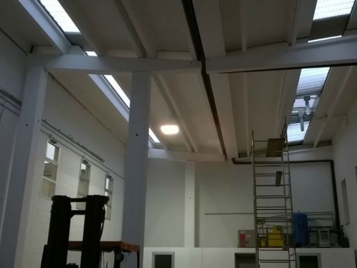 Archisio - Modernaluce Impianti Elettrici - Progetto 2014-2015 lissone ampliamento laboratorio falegnameria