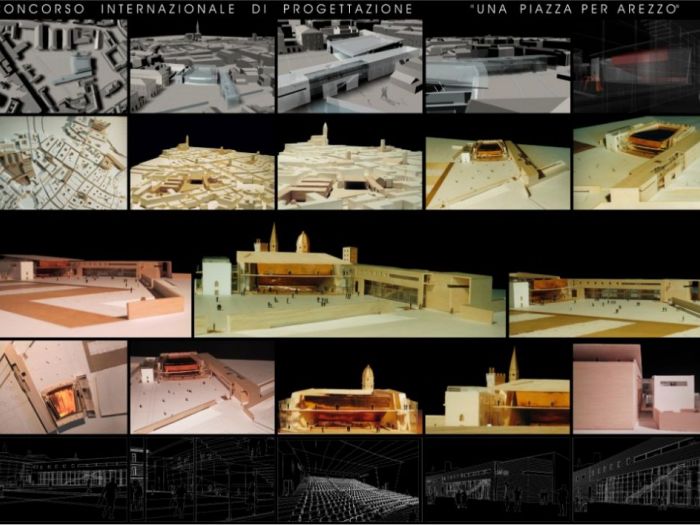 Archisio - Marco Mazzella - Progetto Concorso teatro-biblioteca-complesso residenziale