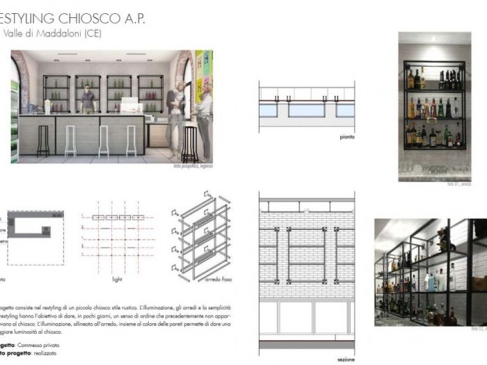 Archisio - Gennaro Bernardo - Progetto Restyling chiosco ap