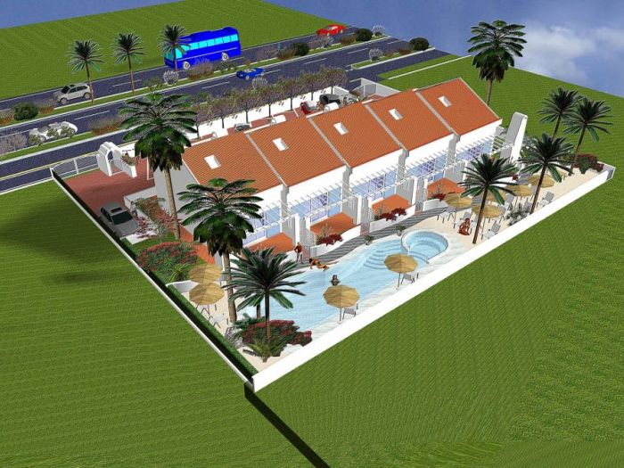 Archisio - Raffaelo Rachello - Progetto Progetto di case a schiera con piscina-idromasaggio a jesolo