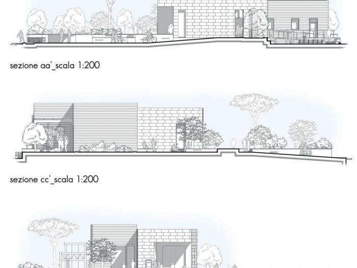 Archisio - Studio Ferretti - Progetto Ufficio postale tergu