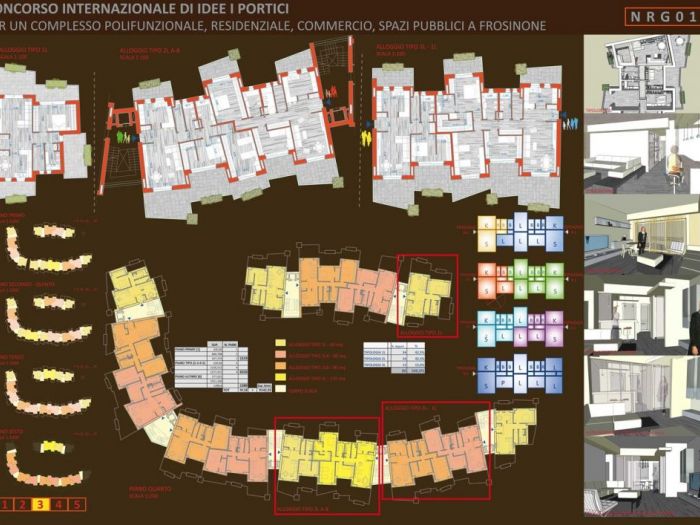 Archisio - Gianluca Fricchione - Progetto Concorso internazionale i portici