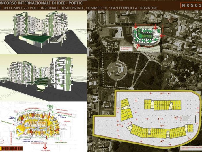 Archisio - Gianluca Fricchione - Progetto Concorso internazionale i portici